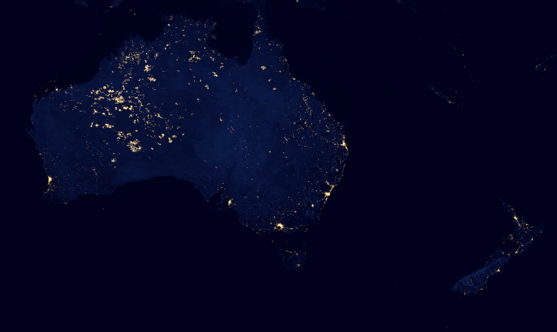 Illustration for article titled What do these nighttime satellite photos reveal about civilization?